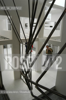 VENEZIA 09/09/04   - 9¡ MOSTRA INTERNAZIONALE DI ARCHITETTURA - BIENNALE ARCHITETTURA :  PADIGLIONE ITALIA : DIAGRAMS OF VIRTU INSTALLAZIONE  DI EISEMAN ARCHITECTS ©Graziano Arici/Rosebud2