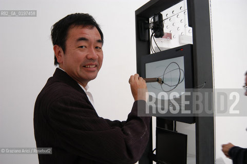 VENEZIA 09/09/04   - 9¡ MOSTRA INTERNAZIONALE DI ARCHITETTURA - BIENNALE ARCHITETTURA :  PADIGLIONE ITALIA  : LARCHITETTO KENGO KUMA ©Graziano Arici/Rosebud2