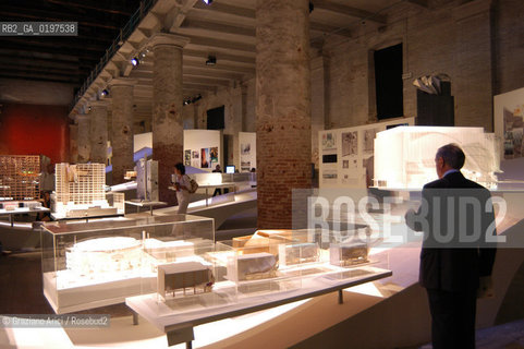VENEZIA 09/09/04   - 9¡ MOSTRA INTERNAZIONALE DI ARCHITETTURA - BIENNALE ARCHITETTURA :  PROGETTI ESPOSI ALLE CORDERIE  ©Graziano Arici/Rosebud2 ARSENALE