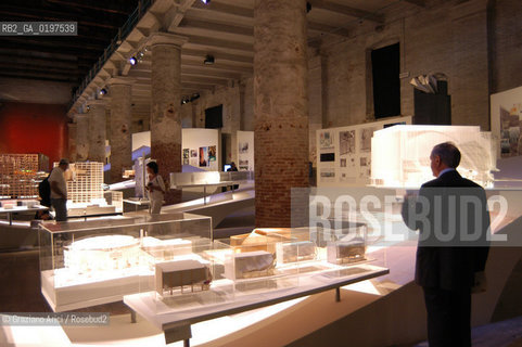 VENEZIA 09/09/04   - 9¡ MOSTRA INTERNAZIONALE DI ARCHITETTURA - BIENNALE ARCHITETTURA :  PROGETTI ESPOSI ALLE CORDERIE  ©Graziano Arici/Rosebud2 ARSENALE