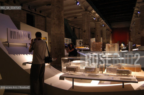 VENEZIA 09/09/04   - 9¡ MOSTRA INTERNAZIONALE DI ARCHITETTURA - BIENNALE ARCHITETTURA :  PROGETTI ESPOSI ALLE CORDERIE  ©Graziano Arici/Rosebud2 ARSENALE