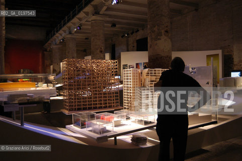 VENEZIA 09/09/04   - 9¡ MOSTRA INTERNAZIONALE DI ARCHITETTURA - BIENNALE ARCHITETTURA :  PROGETTI ESPOSI ALLE CORDERIE  ©Graziano Arici/Rosebud2 ARSENALE