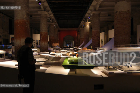 VENEZIA 09/09/04   - 9¡ MOSTRA INTERNAZIONALE DI ARCHITETTURA - BIENNALE ARCHITETTURA :  PROGETTI ESPOSI ALLE CORDERIE  ©Graziano Arici/Rosebud2 ARSENALE