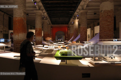 VENEZIA 09/09/04   - 9¡ MOSTRA INTERNAZIONALE DI ARCHITETTURA - BIENNALE ARCHITETTURA :  PROGETTI ESPOSI ALLE CORDERIE  ©Graziano Arici/Rosebud2 ARSENALE