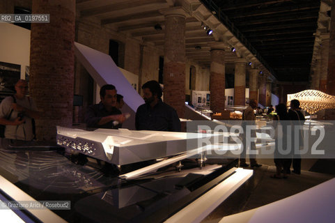 VENEZIA 09/09/04   - 9¡ MOSTRA INTERNAZIONALE DI ARCHITETTURA - BIENNALE ARCHITETTURA :  PROGETTI ESPOSI ALLE CORDERIE  ©Graziano Arici/Rosebud2 ARSENALE