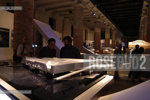 VENEZIA 09/09/04   - 9¡ MOSTRA INTERNAZIONALE DI ARCHITETTURA - BIENNALE ARCHITETTURA :  PROGETTI ESPOSI ALLE CORDERIE  ©Graziano Arici/Rosebud2 ARSENALE