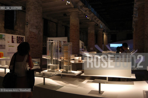 VENEZIA 09/09/04   - 9¡ MOSTRA INTERNAZIONALE DI ARCHITETTURA - BIENNALE ARCHITETTURA :  PROGETTI ESPOSI ALLE CORDERIE  ©Graziano Arici/Rosebud2 ARSENALE