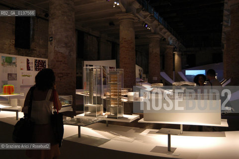 VENEZIA 09/09/04   - 9¡ MOSTRA INTERNAZIONALE DI ARCHITETTURA - BIENNALE ARCHITETTURA :  PROGETTI ESPOSI ALLE CORDERIE  ©Graziano Arici/Rosebud2 ARSENALE