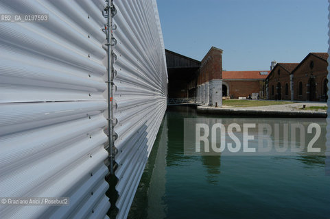 VENEZIA 09/09/04   - 9¡ MOSTRA INTERNAZIONALE DI ARCHITETTURA - BIENNALE ARCHITETTURA :  PADIGLIONE DELLE CITTA DACQUA  ©Graziano Arici/Rosebud2 ARSENALE