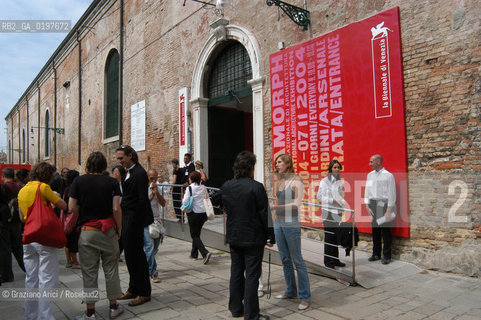 VENEZIA 09/09/04   - 9¡ MOSTRA INTERNAZIONALE DI ARCHITETTURA - BIENNALE ARCHITETTURA : ©Graziano Arici/Rosebud2  ARSENALE