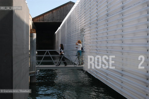 VENEZIA 09/09/04   - 9¡ MOSTRA INTERNAZIONALE DI ARCHITETTURA - BIENNALE ARCHITETTURA : IL PADIGLIONE DI CITTA DACQUA ©Graziano Arici/Rosebud2  ARSENALE