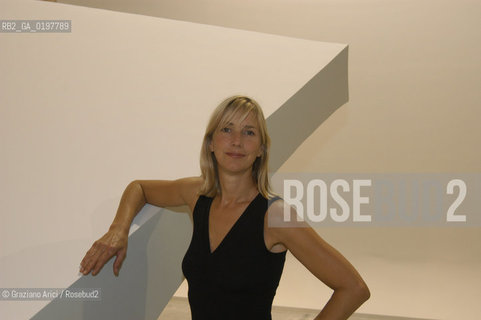 VENEZIA 30/08/04  - BIENNALE ARCHITETTURA :GLI ARCHITETTI HANY RASHID E LA MOGLIE LISE ANNE COUTURE ( ASYMPTOTE) ©Graziano Arici/Rosebud2 ARCHITETTO