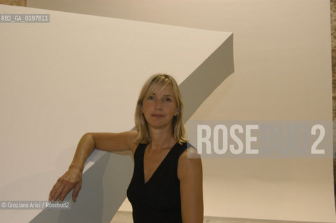 VENEZIA 30/08/04  - BIENNALE ARCHITETTURA :GLI ARCHITETTI HANY RASHID E LA MOGLIE LISE ANNE COUTURE ( ASYMPTOTE) ©Graziano Arici/Rosebud2 ARCHITETTO