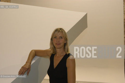 VENEZIA 30/08/04  - BIENNALE ARCHITETTURA :GLI ARCHITETTI HANY RASHID E LA MOGLIE LISE ANNE COUTURE ( ASYMPTOTE) ©Graziano Arici/Rosebud2 ARCHITETTO