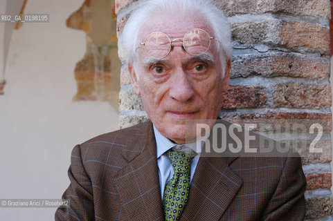 PORDENONE  LEX-DIRETTORE DI RAI TRE  ANGELO GUGLIELMI- ©Graziano Arici/Rosebud2 TELEVISIONE