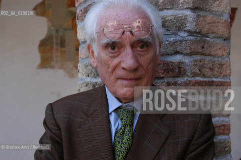 PORDENONE  LEX-DIRETTORE DI RAI TRE  ANGELO GUGLIELMI- ©Graziano Arici/Rosebud2 TELEVISIONE