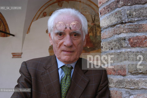 PORDENONE  LEX-DIRETTORE DI RAI TRE  ANGELO GUGLIELMI- ©Graziano Arici/Rosebud2 TELEVISIONE