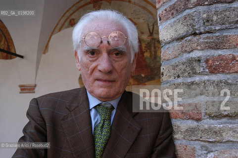 PORDENONE  LEX-DIRETTORE DI RAI TRE  ANGELO GUGLIELMI- ©Graziano Arici/Rosebud2 TELEVISIONE