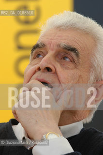 PORDENONE  LO STUDIOSO RENE GIRARD - © 20004 Graziano Arici/Rosebud2 LETTERATURA FILOSOFIA