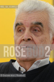 PORDENONE  LO STUDIOSO RENE GIRARD - © 20004 Graziano Arici/Rosebud2 LETTERATURA FILOSOFIA