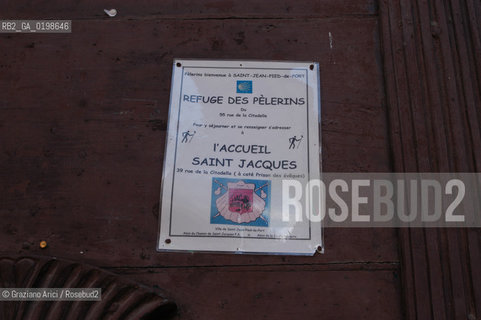 ( FRANCIA -FRANCE)  PAYS-BASQUES ST-JEAN-DE-PIET-DE-PORT: A LITTLE TOWN ON THE WAY TO SANTIAGO DE COMPOSTELA   © 2004 Graziano Arici/Rosebud2 / GEO PELLEGRINAGGIO CAMINO PONTE ROMANICO