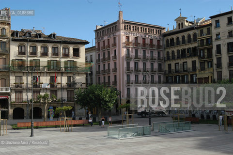 ( SPAGNA - SPAIN)    NAVARRA PAMPLONA - IRUNA. : PLAZA DEL CASTILLO © 2004 Graziano Arici/Rosebud2 / GEO