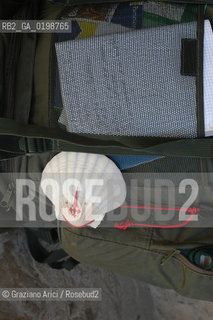 ( SPAGNA - SPAIN)    NAVARRA : PUENTE LA REINA: A  TOWN ON THE WAY TO SANTIAGO DE COMPOSTELA  - PILGRIM  © 2004 Graziano Arici/Rosebud2 / GEO PELLEGRINAGGIO CAMINO CONCHIGLIA.