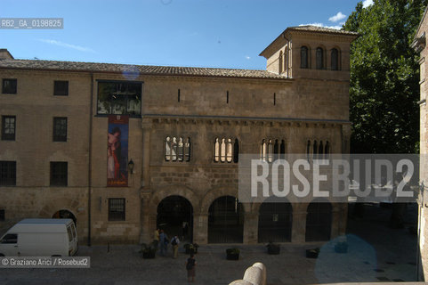 ( SPAGNA - SPAIN)    NAVARRA : ESTELLA : A  TOWN ON THE WAY TO SANTIAGO DE COMPOSTELA  PALACIO DE LOS REYES DE NAVARRA -  © 2004 Graziano Arici/Rosebud2 / GEO PELLEGRINAGGIO CAMINO