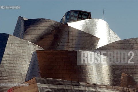 ( SPAGNA - SPAIN) BASQUE LAND VIZCAIA PAESI BASCHI : BILBAO : THE GUGGENHEIM MUSEUM DI FRANK GEHRY-  © 2004 Graziano Arici/Rosebud2 / GEO MUSEO ARCHITETTURA CONTEMPORANEA METALLO