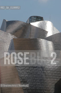 ( SPAGNA - SPAIN) BASQUE LAND VIZCAIA PAESI BASCHI : BILBAO : THE GUGGENHEIM MUSEUM DI FRANK GEHRY-  © 2004 Graziano Arici/Rosebud2 / GEO MUSEO ARCHITETTURA CONTEMPORANEA METALLO