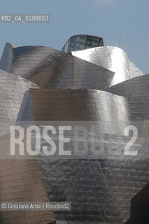 ( SPAGNA - SPAIN) BASQUE LAND VIZCAIA PAESI BASCHI : BILBAO : THE GUGGENHEIM MUSEUM DI FRANK GEHRY-  © 2004 Graziano Arici/Rosebud2 / GEO MUSEO ARCHITETTURA CONTEMPORANEA METALLO