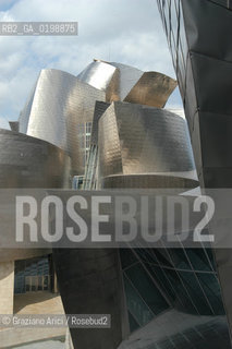 ( SPAGNA - SPAIN) BASQUE LAND VIZCAIA PAESI BASCHI : BILBAO : THE GUGGENHEIM MUSEUM DI FRANK GEHRY-  © 2004 Graziano Arici/Rosebud2 / GEO MUSEO ARCHITETTURA CONTEMPORANEA METALLO