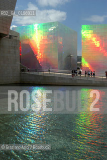 ( SPAGNA - SPAIN) BASQUE LAND VIZCAIA PAESI BASCHI : BILBAO : THE GUGGENHEIM MUSEUM DI FRANK GEHRY-  © 2004 Graziano Arici/Rosebud2 / GEO MUSEO ARCHITETTURA CONTEMPORANEA METALLO