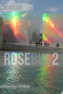 ( SPAGNA - SPAIN) BASQUE LAND VIZCAIA PAESI BASCHI : BILBAO : THE GUGGENHEIM MUSEUM DI FRANK GEHRY-  © 2004 Graziano Arici/Rosebud2 / GEO MUSEO ARCHITETTURA CONTEMPORANEA METALLO