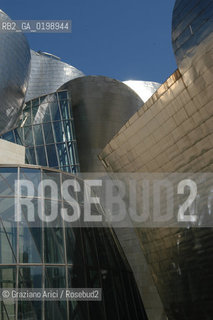 ( SPAGNA - SPAIN) BASQUE LAND VIZCAIA PAESI BASCHI : BILBAO : THE GUGGENHEIM MUSEUM DI FRANK GEHRY-  © 2004 Graziano Arici/Rosebud2 / GEO MUSEO ARCHITETTURA CONTEMPORANEA METALLO