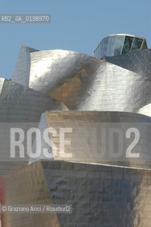 ( SPAGNA - SPAIN) BASQUE LAND VIZCAIA PAESI BASCHI : BILBAO : THE GUGGENHEIM MUSEUM DI FRANK GEHRY-  © 2004 Graziano Arici/Rosebud2 / GEO MUSEO ARCHITETTURA CONTEMPORANEA METALLO