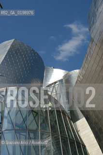 ( SPAGNA - SPAIN) BASQUE LAND VIZCAIA PAESI BASCHI : BILBAO : THE GUGGENHEIM MUSEUM DI FRANK GEHRY-  © 2004 Graziano Arici/Rosebud2 / GEO MUSEO ARCHITETTURA CONTEMPORANEA METALLO