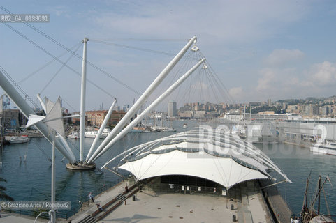 GENOVA IL PORTO VECCHIO PROGETTO DELLARCHITETTO RENZO PIANO © 2004 Graziano Arici/Rosebud2 ARCHITETTURA CONTEMPORANEA
