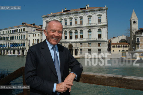 VENICE MAY, 13 2005: THE FRENCH BUSINESSMAN AND ART COLLECTOR FRANCOIS PINAULT,   BUYER OF PALAZZO GRASSI IN VENICE ©Graziano Arici/Rosebud2 FINANZA ARTE