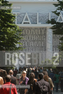 VENEZIA8/06/05 - 51 ESPOSIZIONE INTERNAZIONALE DARTE - IL PADIGLIONE ITALIA - THE ITALIA PAVILLION ©Graziano Arici/Rosebud2 BIENNALE GIARDINI