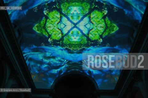 VENEZIA8/06/05 - 51 ESPOSIZIONE INTERNAZIONALE DARTE -CHIESA DI S.STAE - S.STAE  CHURCH - THE INSTALLATION OF THE ARTIST PIPILOTTI RIST ©Graziano Arici/Rosebud2 BIENNALE