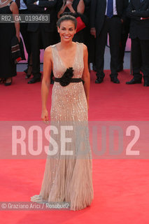 31_08_05 - 62 VENICE FILM FESTIVAL - THE MODEL ACTRESS INES SASTRE . - OPENING GALA - .©Graziano Arici/Rosebud2