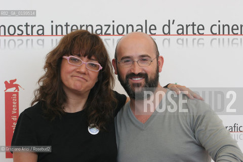 01_09_05 - 62 VENICE FILM FESTIVAL - FILM LA VIDA SEGRETA DE LAS PALABRAS - THE DIRECTOR ISABEL COIXET AND THE ACTOR JAVIER CAMARA.©Graziano Arici/Rosebud2