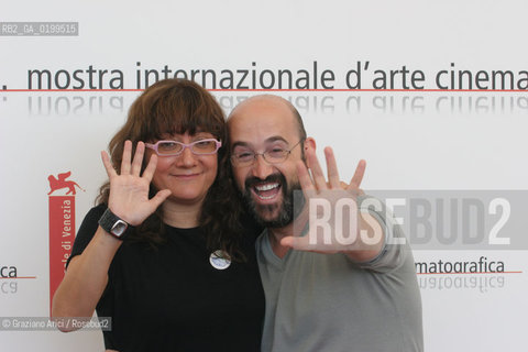 01_09_05 - 62 VENICE FILM FESTIVAL - FILM LA VIDA SEGRETA DE LAS PALABRAS - THE DIRECTOR ISABEL COIXET AND THE ACTOR JAVIER CAMARA.©Graziano Arici/Rosebud2