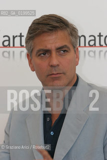 01_09_05 - 62 VENICE FILM FESTIVAL - FILM GOOD NIGHT, AND GOOD LUCK - THE DIRECTOR/ACTOR GEORGE CLOONEY.©Graziano Arici/Rosebud2