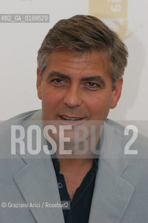 01_09_05 - 62 VENICE FILM FESTIVAL - FILM GOOD NIGHT, AND GOOD LUCK - THE DIRECTOR/ACTOR GEORGE CLOONEY.©Graziano Arici/Rosebud2