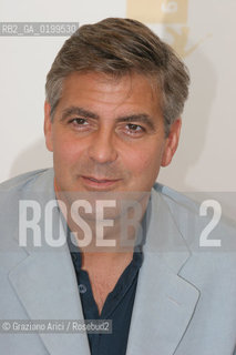 01_09_05 - 62 VENICE FILM FESTIVAL - FILM GOOD NIGHT, AND GOOD LUCK - THE DIRECTOR/ACTOR GEORGE CLOONEY.©Graziano Arici/Rosebud2