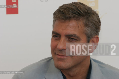01_09_05 - 62 VENICE FILM FESTIVAL - FILM GOOD NIGHT, AND GOOD LUCK - THE DIRECTOR/ACTOR GEORGE CLOONEY.©Graziano Arici/Rosebud2