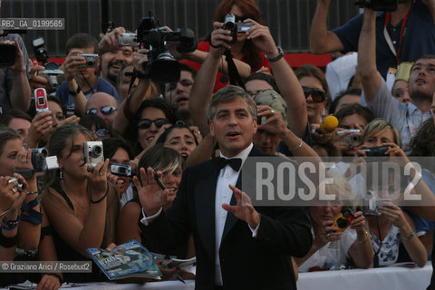 01_09_05 - 62 VENICE FILM FESTIVAL - FILM GOOD NIGHT, AND GOOD LUCK - PREMIERE/REDCARPET - THE DIRECTOR GEORGE CLOONEY .@Graziano Arici/Rosebud2
