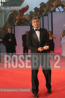 01_09_05 - 62 VENICE FILM FESTIVAL - FILM GOOD NIGHT, AND GOOD LUCK - PREMIERE/REDCARPET - THE DIRECTOR GEORGE CLOONEY .@Graziano Arici/Rosebud2